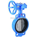 1502 Cast Iron wafer worm Gear Butterfly valves